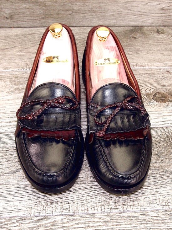 Allen Edmonds WOODSTOCK Loafer 11.5 B Narrow Black/Brown * add $15 new Trees main image 8